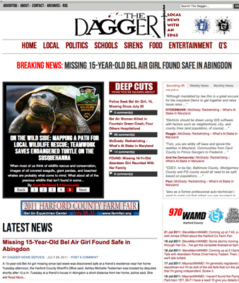 Hyperlocal news site The Dagger